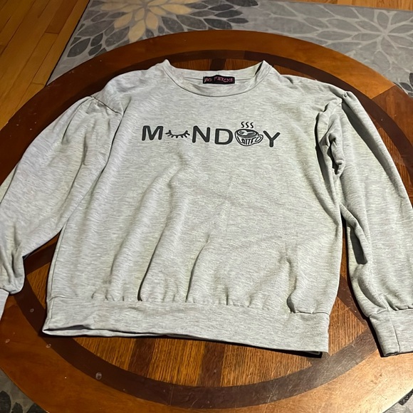 So Fetch Grey Monday Sweatshirt - Picture 1 of 4